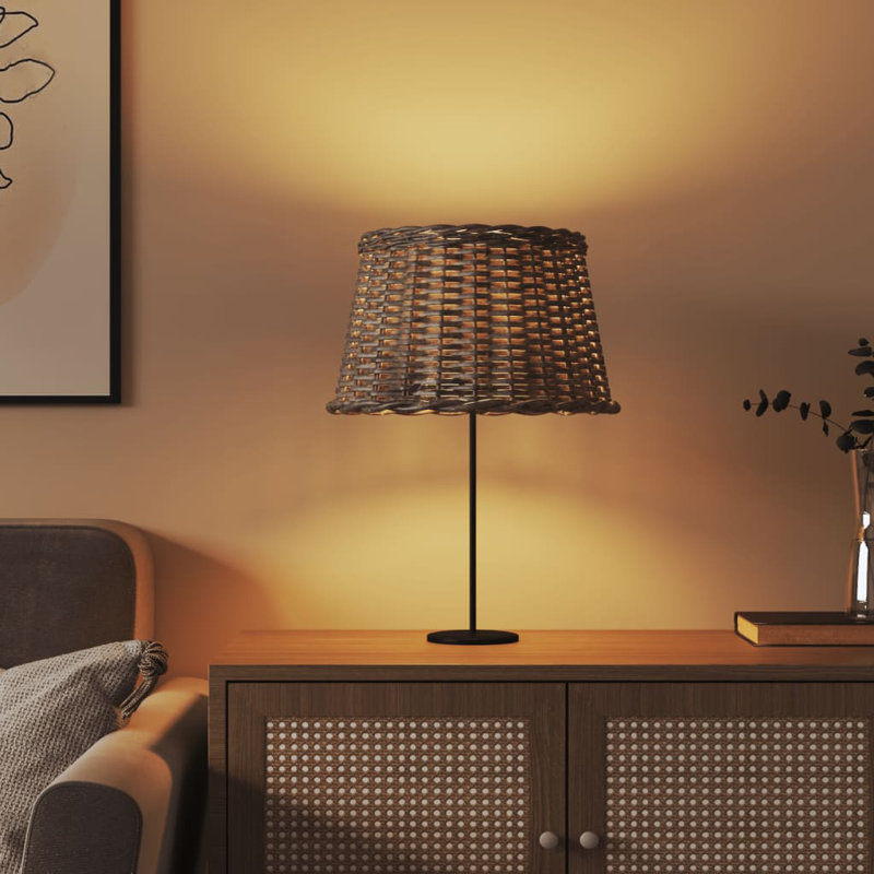 Lamp Shade, 15cm H x 20cm W x 20cm D, Brown