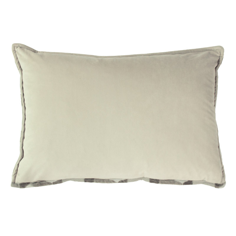  Cushion with Filling, Ivory/Taupe