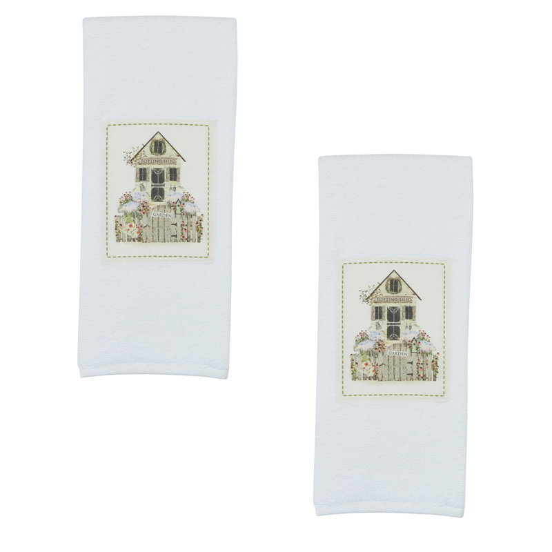 Ensemble de 2 serviettes pour chambre d'invité en éponge Kristara Kristara