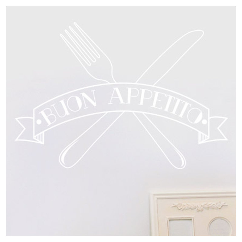 Wall Decal, White, Medium