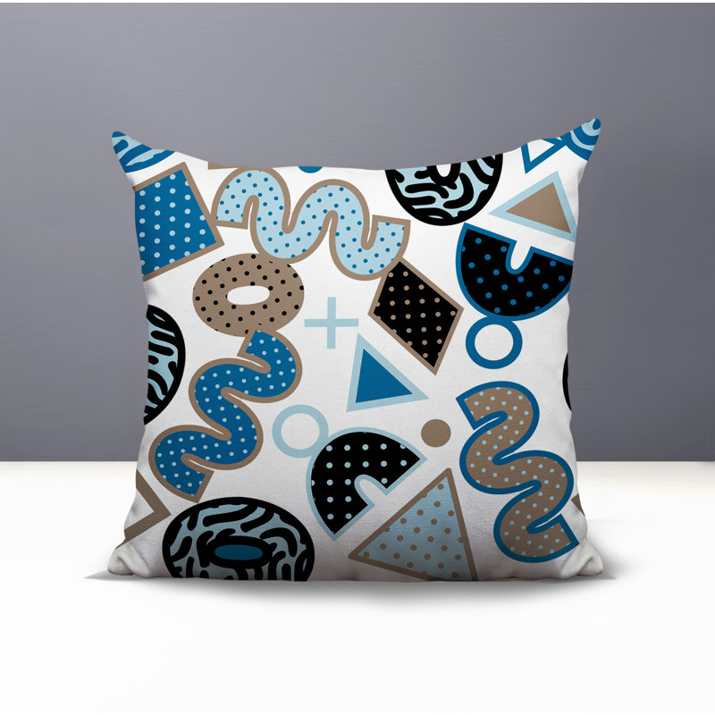 Coussin carré intérieur / extérieur Trixel, Carré 20 po