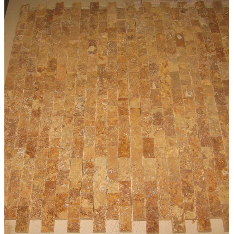 1x2 BRICK SPLITFACE, Yellow
