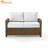 55'' Wide Metal Loveseat with Cushions-739083910-767976323