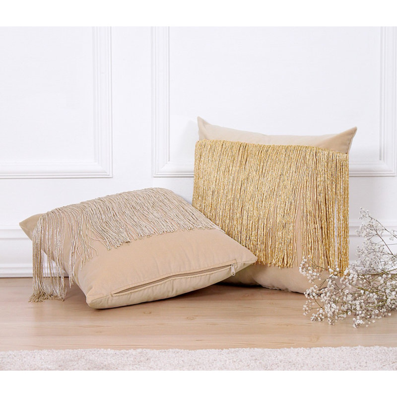 Harrell Square Euro Cushion, Cream
