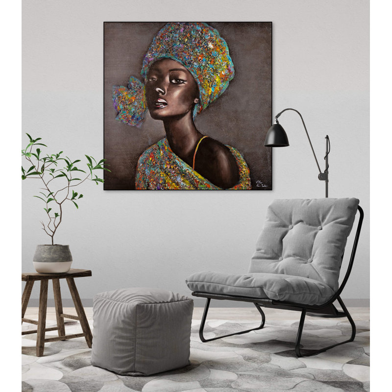 Beauty Of Youth Hand -Painted Acrylic Painting