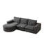 Canapé modulaire incurvé 99 po Chenille Cloud-1511023498
