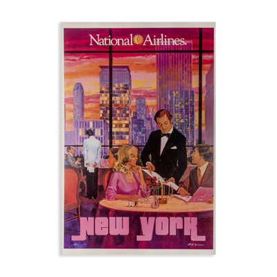 Vintage New York Dining Canvas, design by Vintage Posters