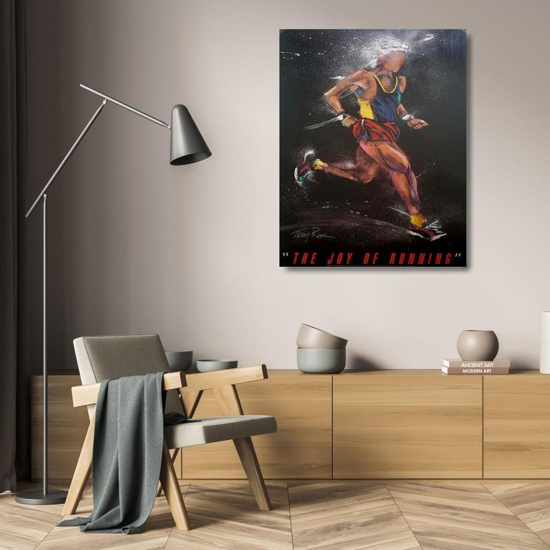 La joie de courir, H 24 po x l 19 po