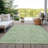 Machine Washable Indoor/Outdoor Xhevrie Aloe Rug-1370375742