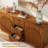 Designer 66.9'' Wide Curved Three-dimensional Texture Sideboard-1096326602