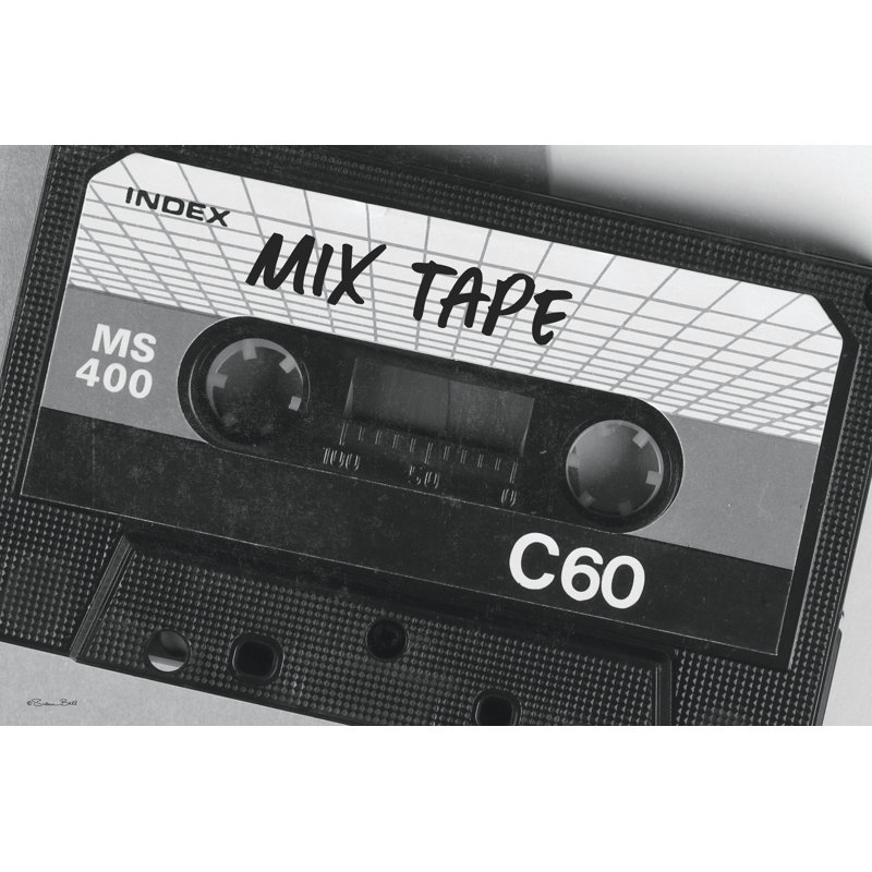 Mix Tape, 8" H x 12" W
