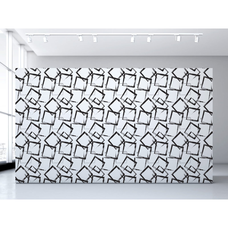 Rouleau de papier peint géométrique L 27 pi x l 25 po Giant Cubes