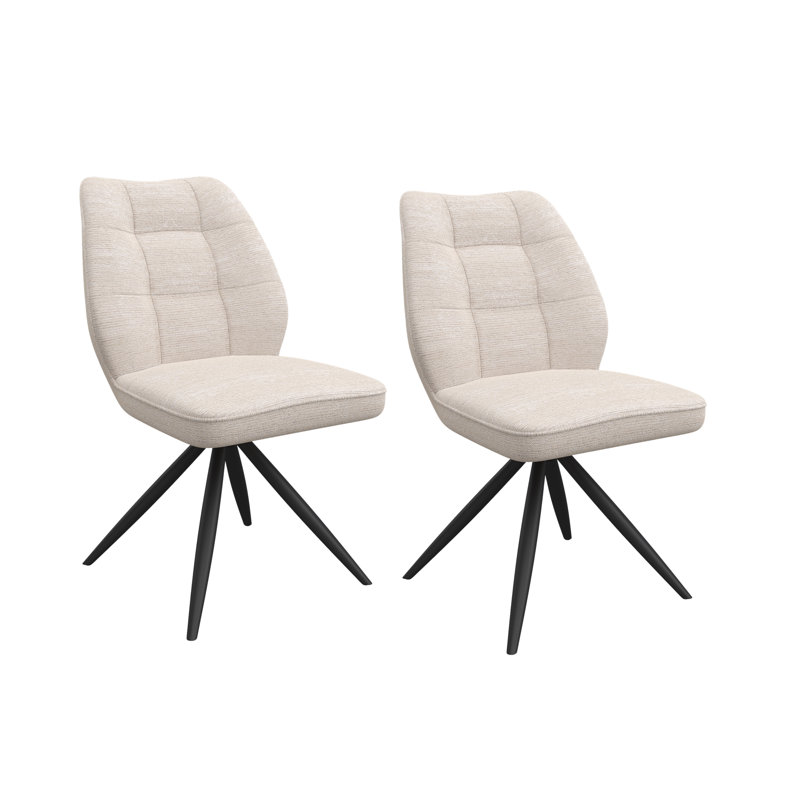 Upholstered Dining Chair, Ivory, Ivory