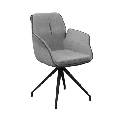 Armonia Fabric Swivel Dining ArmChair