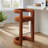 Winslow Performance Velvet Stool-107104050-107104052
