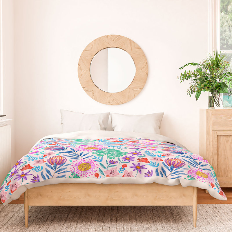 Housse de couette en microfibre, Housse de couette grand et 2 taies décoratives