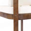 Chaise de salle à manger sans accoudoirs en bois d'acacia avec coussin (ensemble de 4)-544468044-544468045