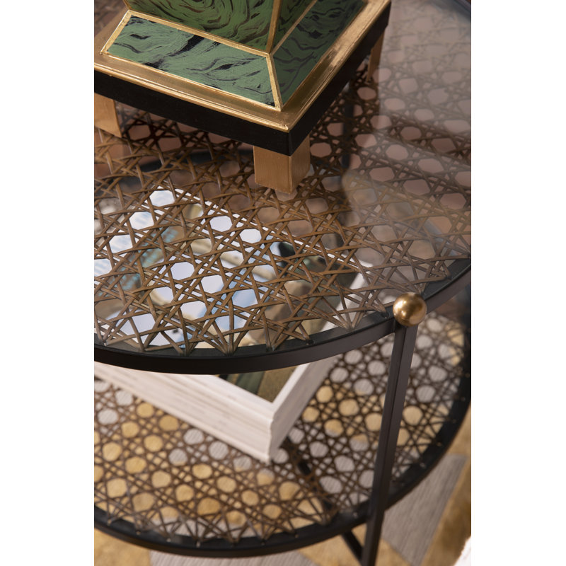 Great South Bay Glass End Table