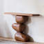 Console Mid-Century moderne en bois de noyer massif-300757357-300757360