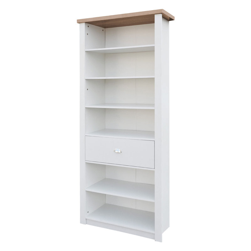 St Ives 200cm H x 88cm W Solid Wood Standard Bookcase
