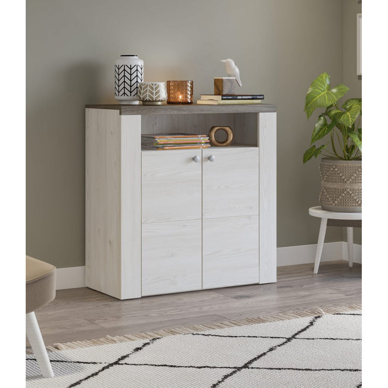 Middleburgh Accent Cabinet, Oak Sibiu Larche/Oak Sonoma Truffle