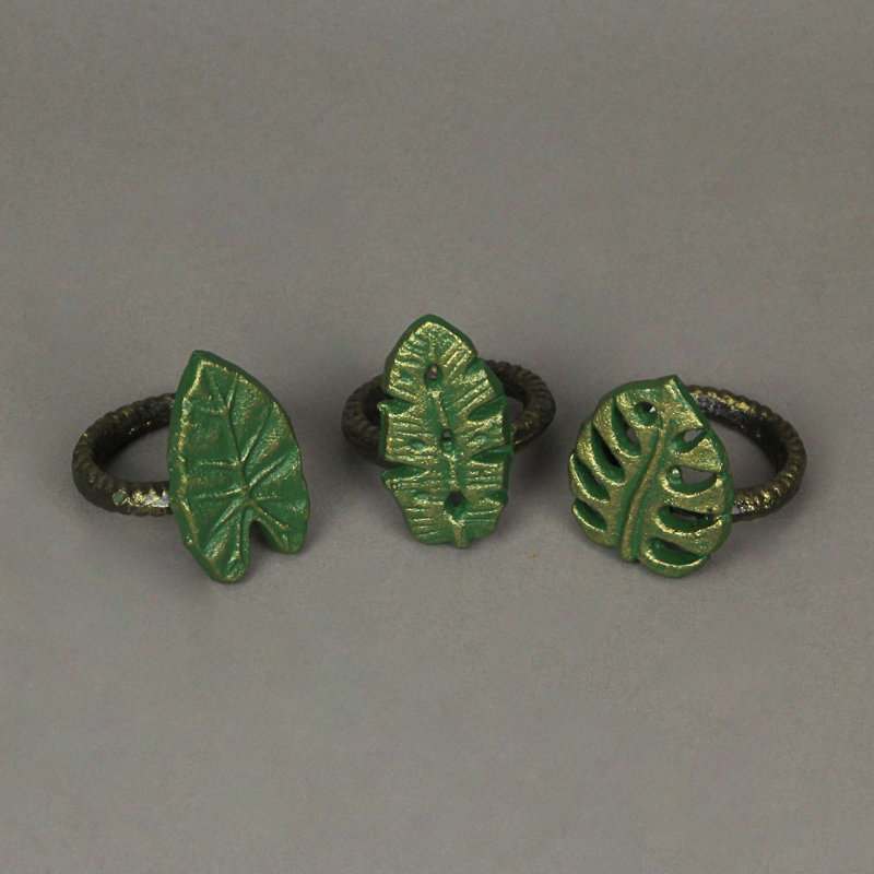 Iron Napkin Ring, Green