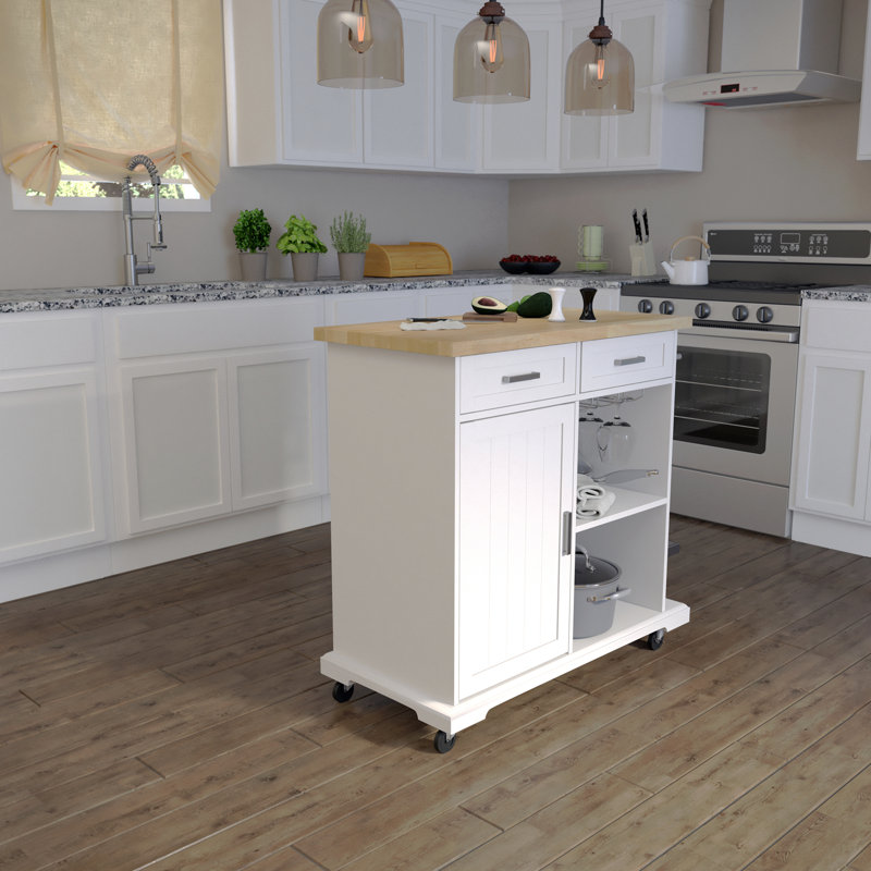 Îlot de cuisine avec rangement