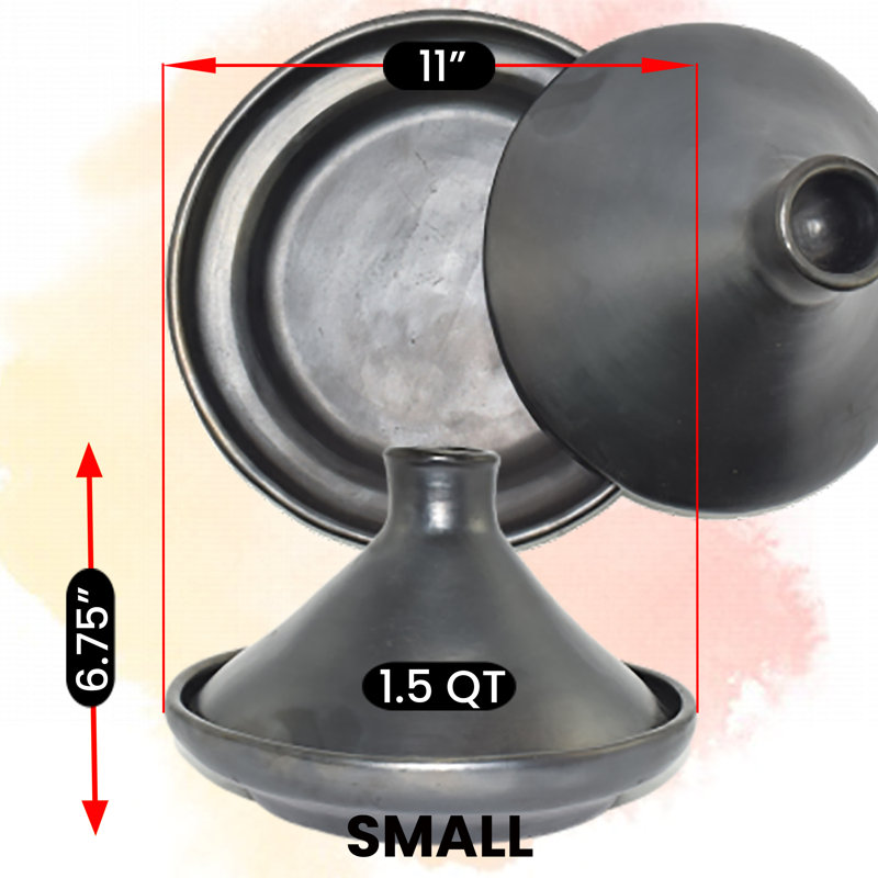 Tajine en faïence ancienne, 1,5 pte