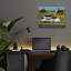 «Bringing the New Mare Home» par Susan Henke, art mural en verre acrylique-1371435078