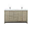 Ensemble de robinet de meuble-lavabo double l 60 po x P 20 po Lafarre-113056983-113056985