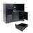 Alianne 35.4'' Narrow Sideboard Server Kitchen Food Pantry with Drawer, Microwave Cube and Outlet-1583261014