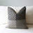 Handwoven Cotton Decorative Pillow Cover with Natural Beige Backing