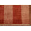 Tapis orange en laine noué à la main de conception unique 5 pi 7 po x 7 pi 11 po Newly Allyssa
