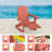 4-in-1 Multifunctional Folding Adirondack Rocking Chair with Retractable Ottoman-1731022374