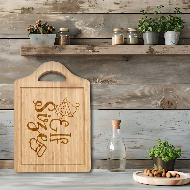 Be Humble - 1 Piece Bamboo Cutting Board, 11" x 7.25"