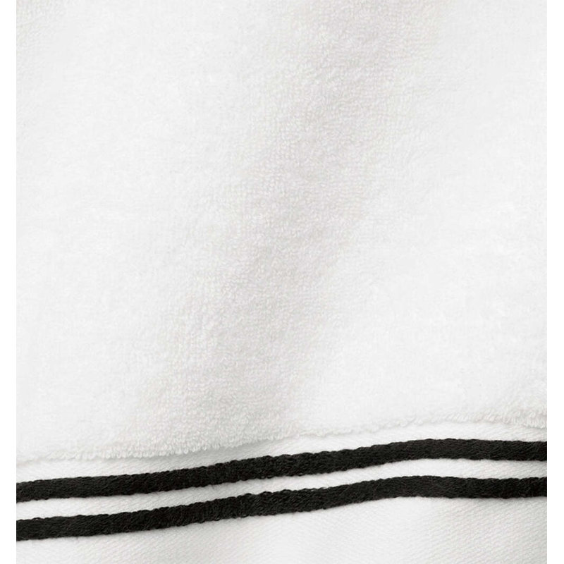 Aura Bath Sheet, White/Black