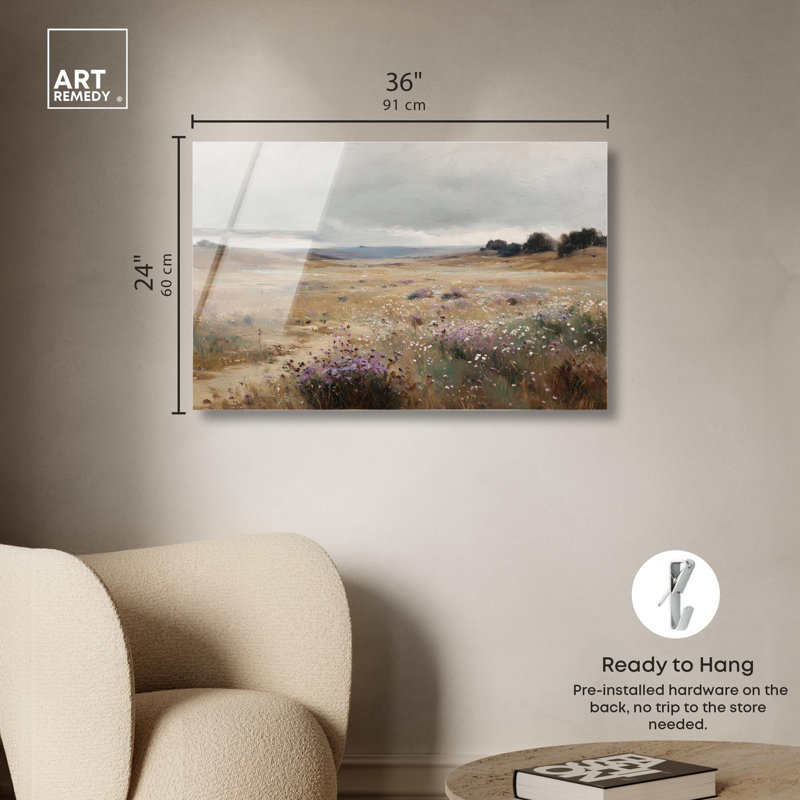 «Wild Thistle Farmhouse Art» par Art Remedy, H 24 po x l 36 po