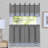 Pangkal Pinang Striped Tailored Kitchen Curtain-241559124-241559127