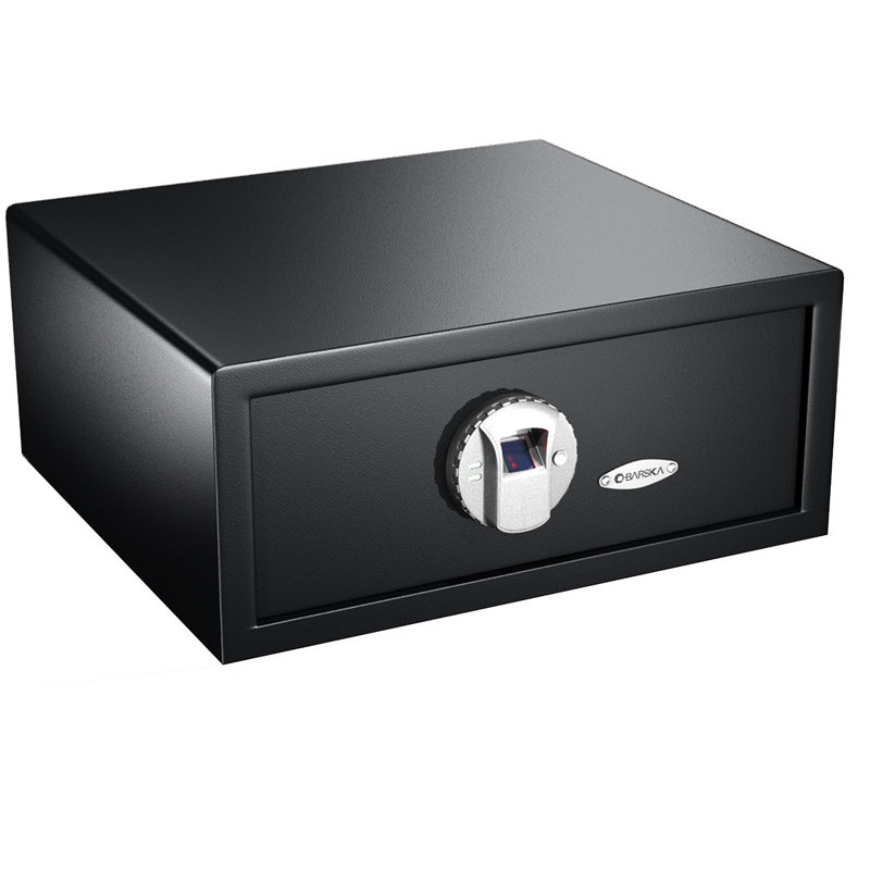 Barska Black Steel Biometric Fingerprint Safe 0.8 cu. ft.
