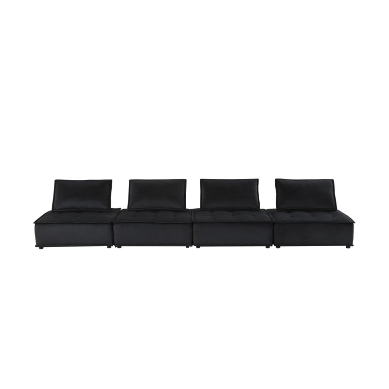 Canapé modulaire en velours