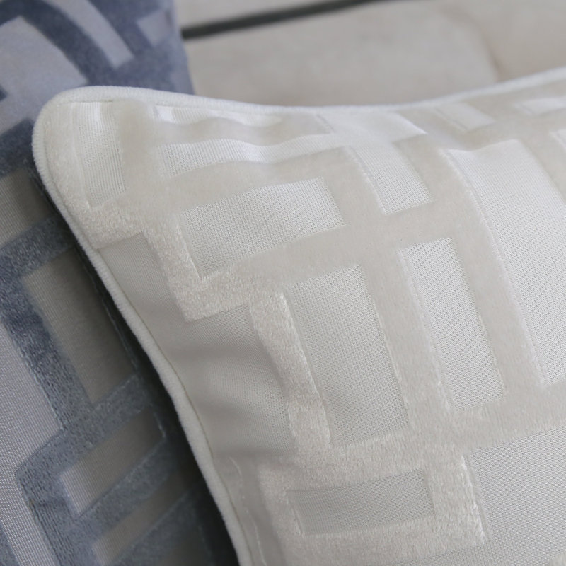  Square Pillow Cover and Insert, Ivory