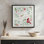 «Merry Christmas Cardinal» par Rachel Nieman, reproduction d'art