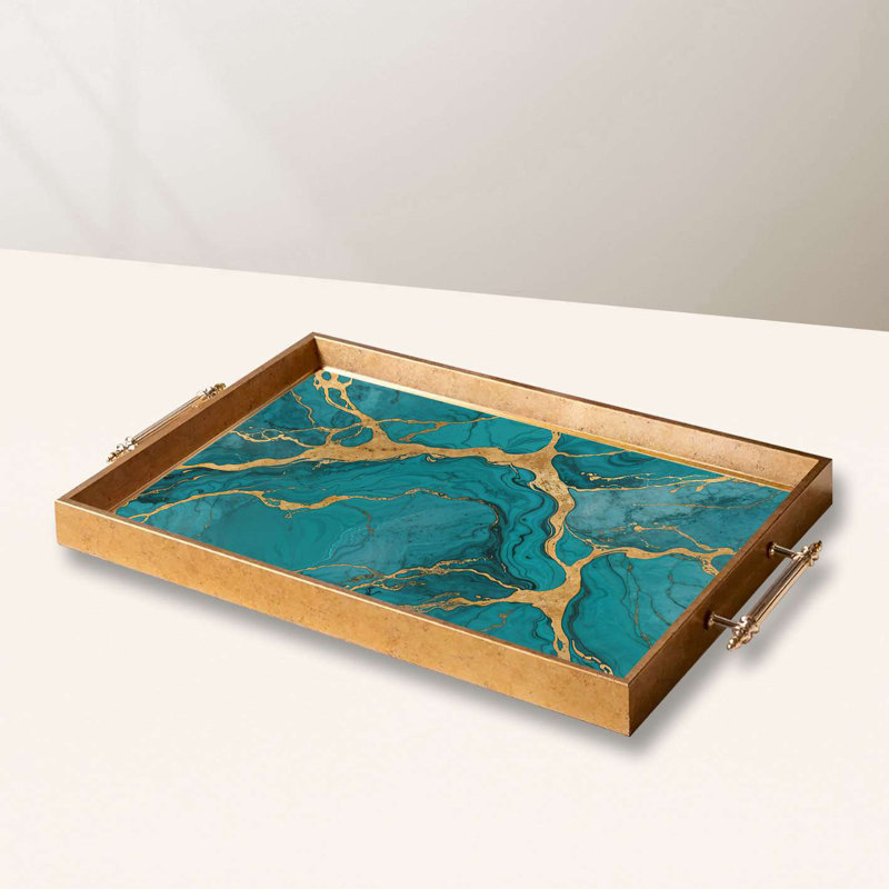 Plateau, Gold/Teal