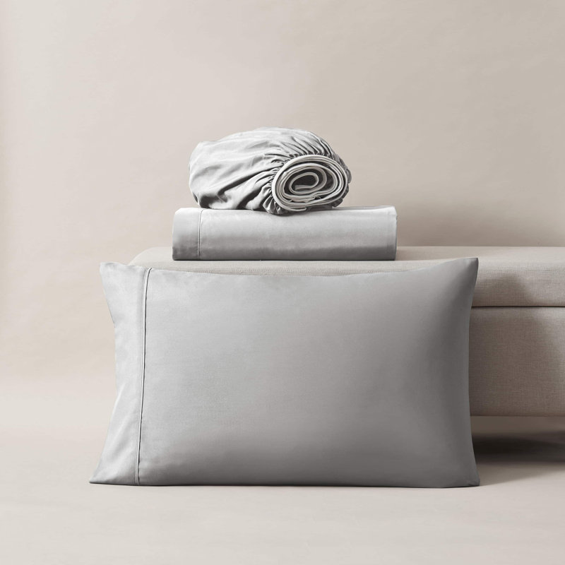 Ensemble de draps ultra doux et respirant Hotel Collection, Lit simple, Gris argenté