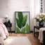 Œuvre botanique de feuille tropicale minimaliste, plante verte moderne, photos, impression sur toile encadrée-126136624-126136617