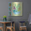 Art mural en métal luxueux «Cacti Garden 3 No Birds and Butterflies» par Farida Zaman, 36 po x 36 po-930977752