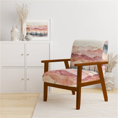 Chaise rembourrée Abstract Landscape