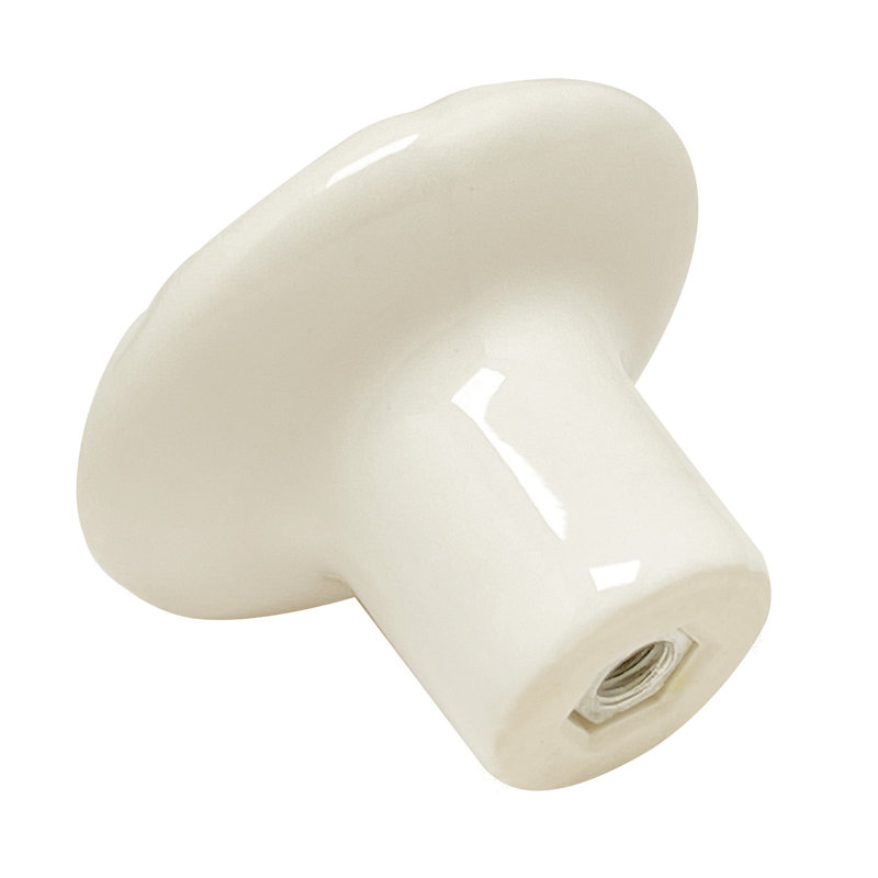 Bouton d'armoire à champignon en céramique Brixwell BXB1231A