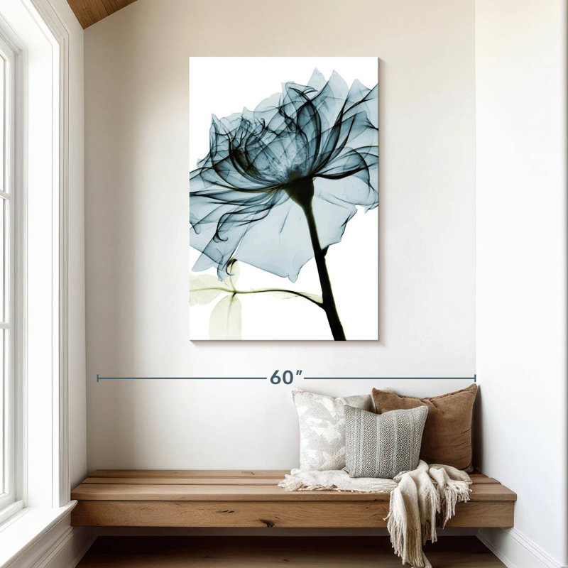 Harnek Blue Rose, 45" H x 30" W
