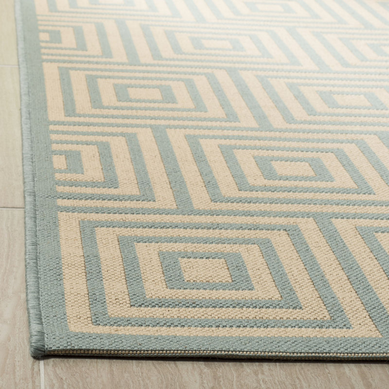Kelli Performance Geometric Indoor/Outdoor Area Rug, Rectangle 4' x 6'